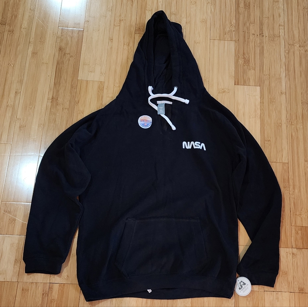 J AMER CA Black NASA Hoodie